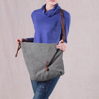 Bolsa Unissex BP 206 | Lona e Couro | Versátil Tiracolo | Bagypack - BAGYPACK