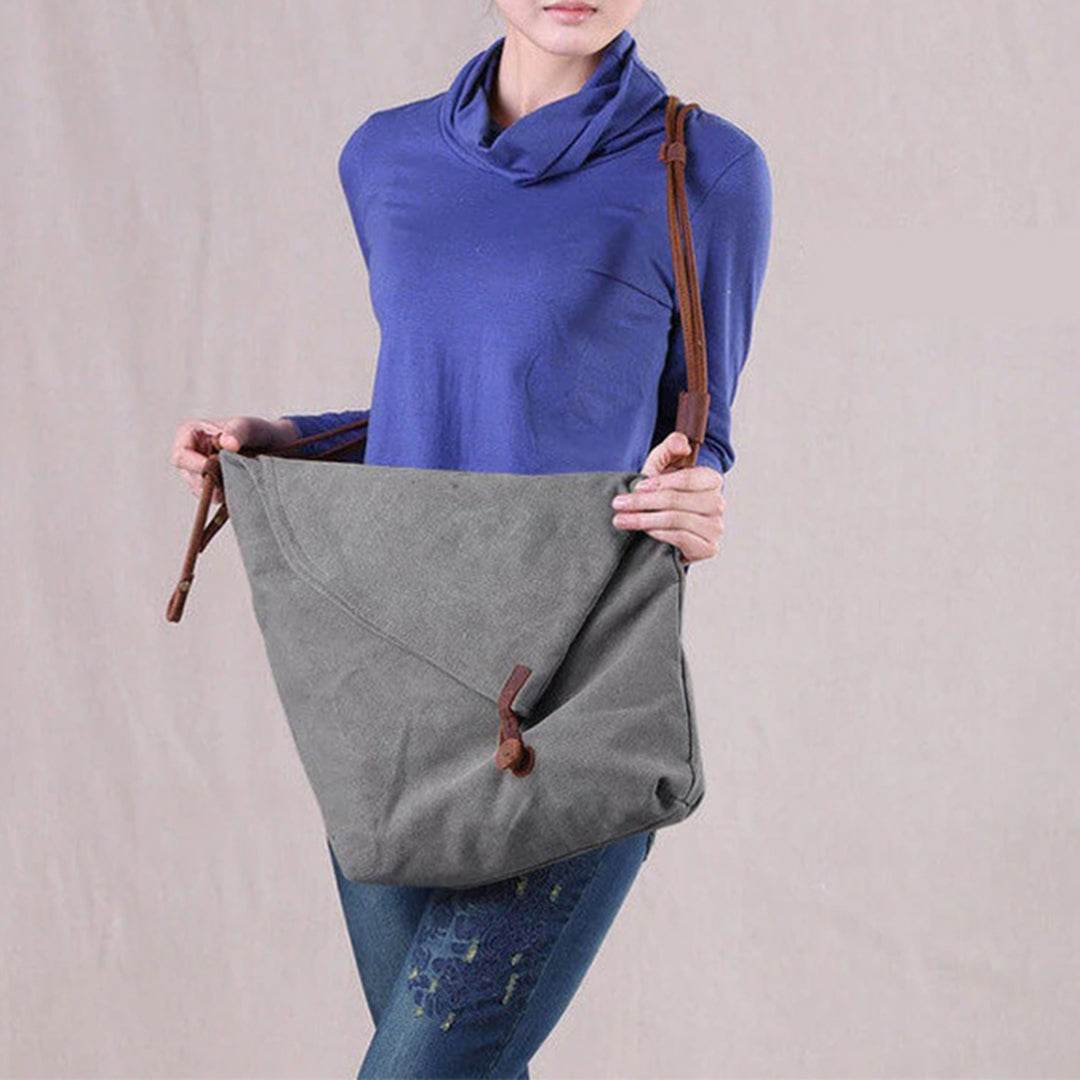 Bolsa Tiracolo BP 206 Unissex em Lona e Couro BAGYPACK