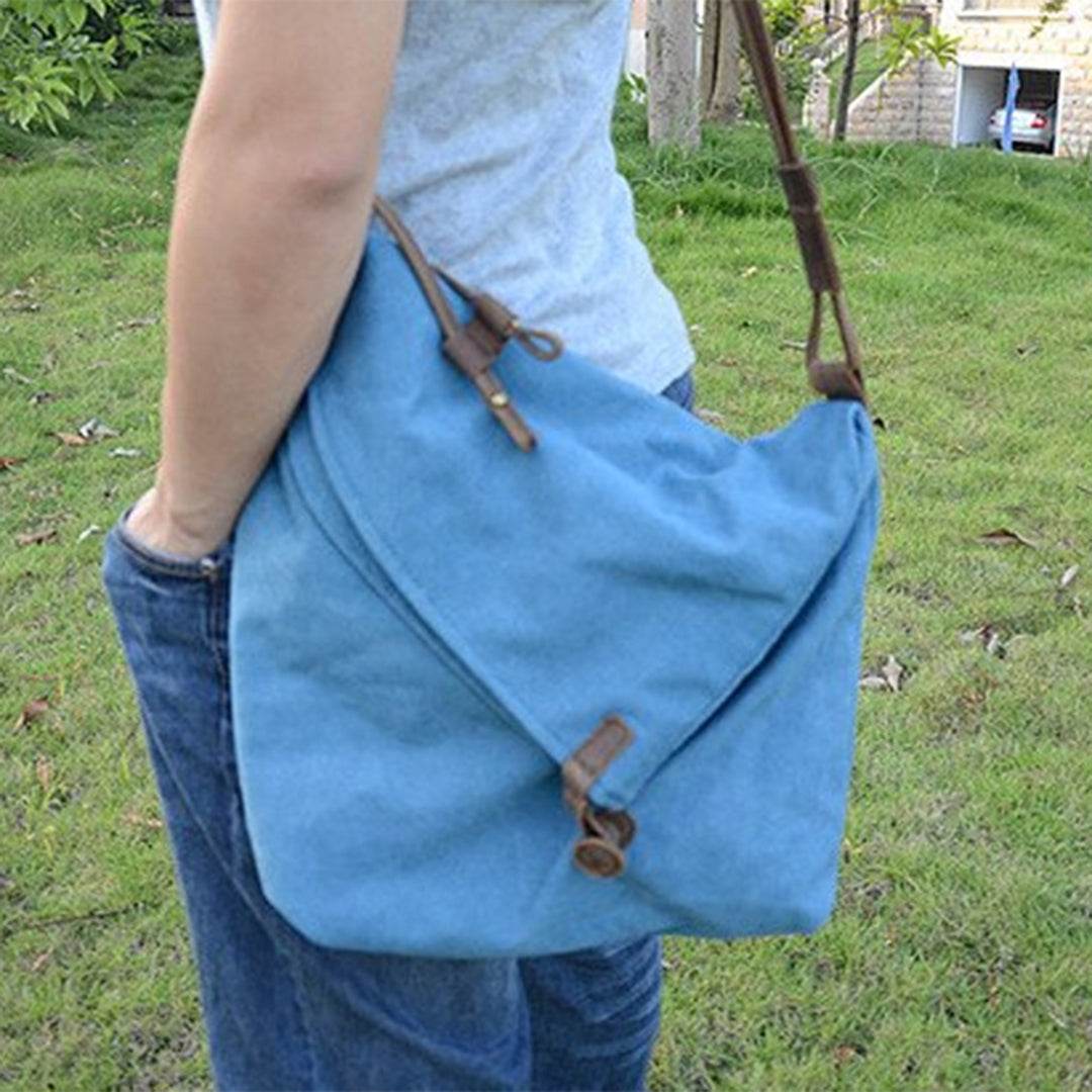 Bolsa Tiracolo BP 206 Unissex em Lona e Couro BAGYPACK