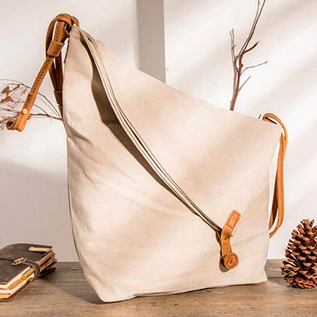 Bolsa Tiracolo BP 206 Unissex em Lona e Couro BAGYPACK