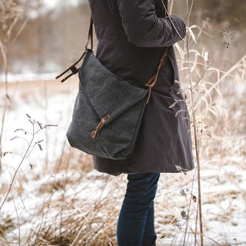 Bolsa Tiracolo BP 206 Unissex em Lona e Couro BAGYPACK