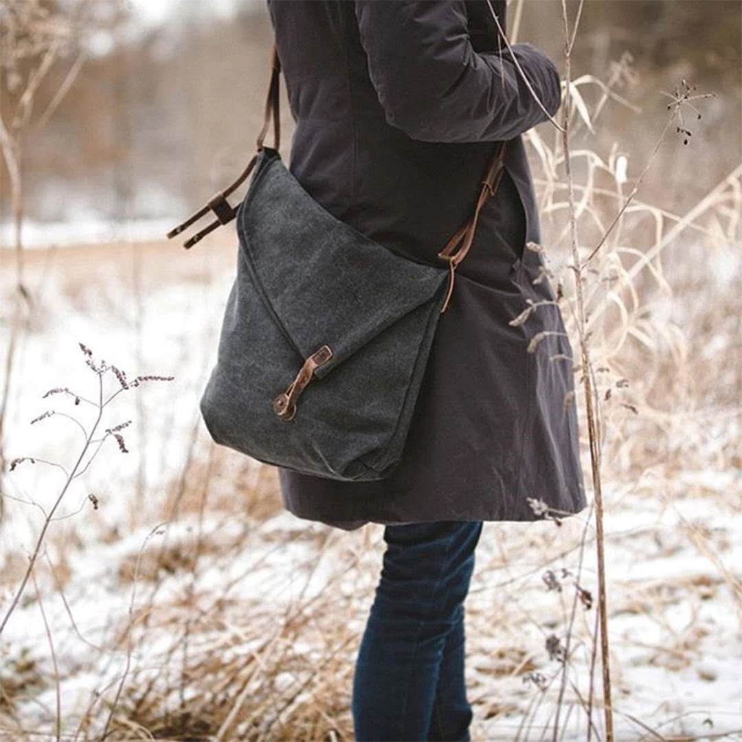 Bolsa Tiracolo BP 206 Unissex em Lona e Couro BAGYPACK