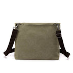 Bolsa Masculina BP 230 Tiracolo em Lona e Couro. Crossbody Casual BAGYPACK