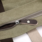 Bolsa Masculina BP 230 Tiracolo em Lona e Couro. Crossbody Casual BAGYPACK