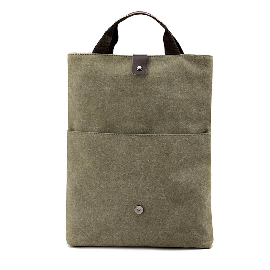 Bolsa Masculina BP 230 Tiracolo em Lona e Couro. Crossbody Casual BAGYPACK
