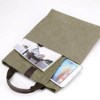 Bolsa Masculina BP 230 Tiracolo em Lona e Couro. Crossbody Casual BAGYPACK