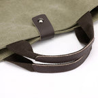 Bolsa Masculina BP 230 Tiracolo em Lona e Couro. Crossbody Casual BAGYPACK