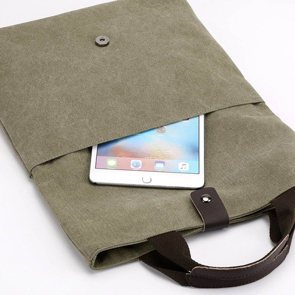 Bolsa Masculina BP 230 Tiracolo em Lona e Couro. Crossbody Casual BAGYPACK