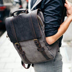 Mochila Notebook BP 113 Lona+Couro - BAGYPACK