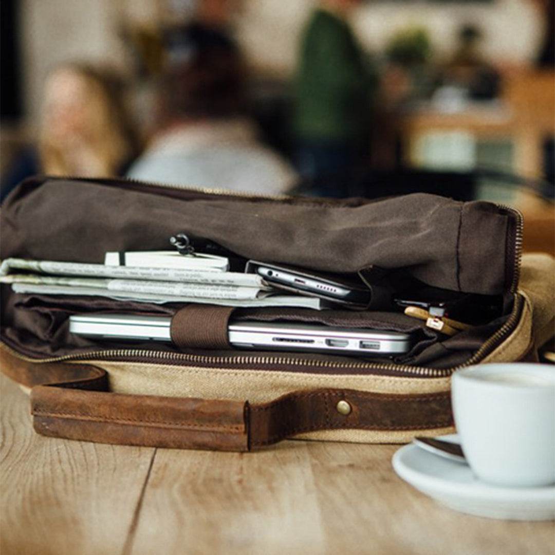 Mochila Notebook BP 113 Lona+Couro - BAGYPACK