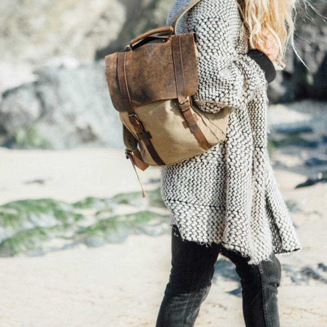 Mochila Notebook BP 113 Lona+Couro - BAGYPACK
