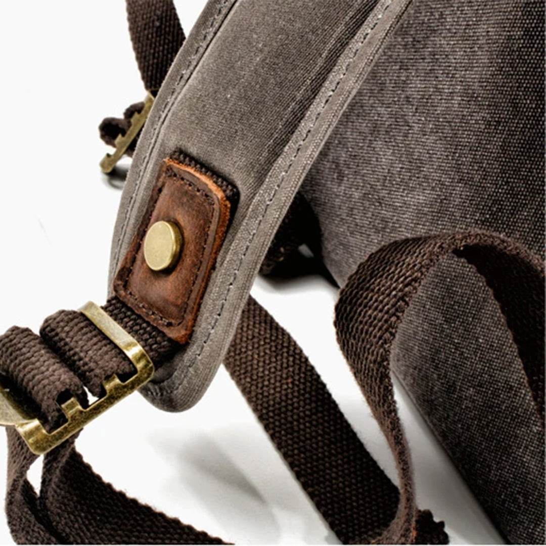 Mochila Notebook BP 115 Lona+Couro - BAGYPACK
