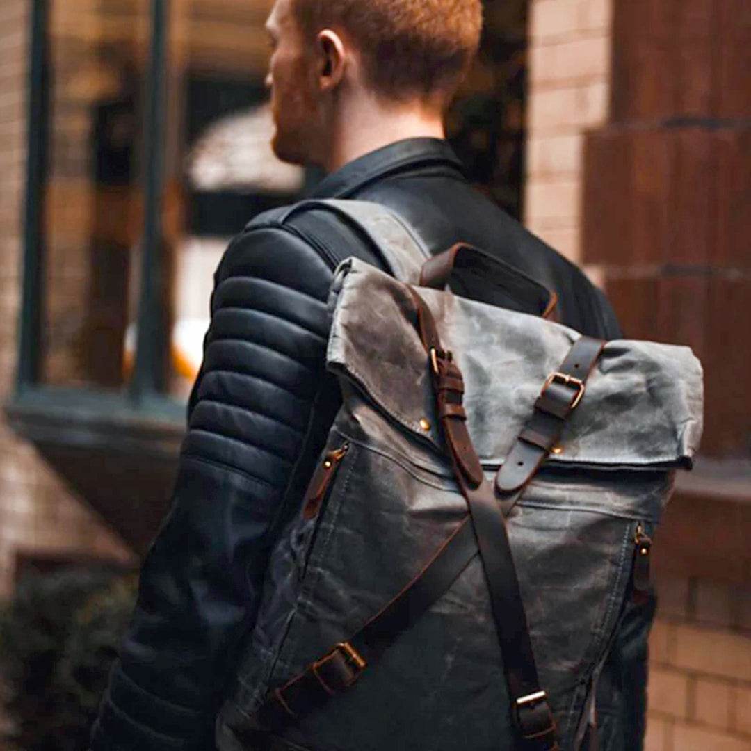 Mochila Notebook BP 115 Lona+Couro - BAGYPACK