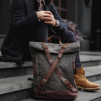 Mochila Notebook BP 115 Lona+Couro - BAGYPACK