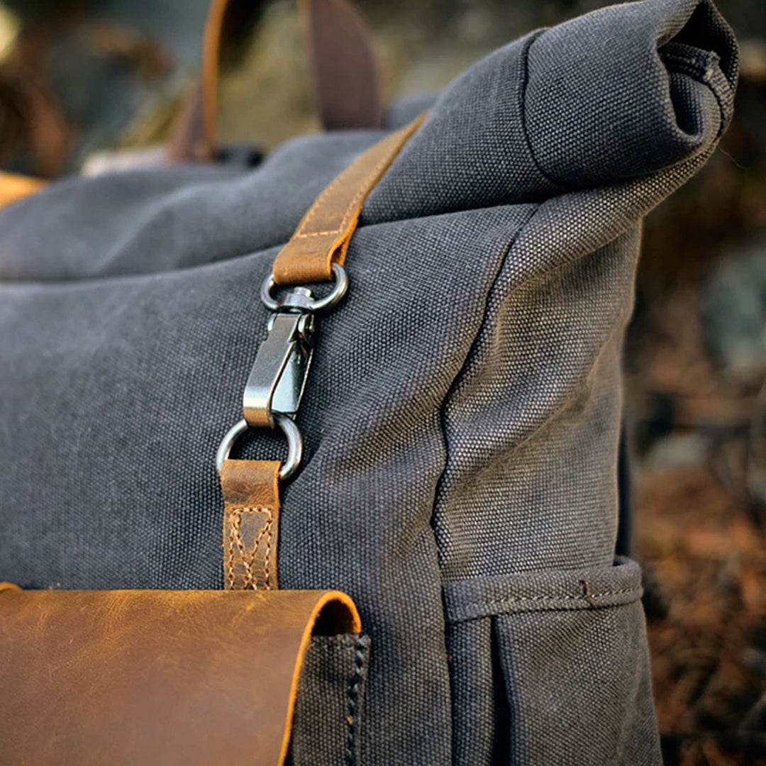 Mochila Notebook BP 116 Lona+Couro - BAGYPACK
