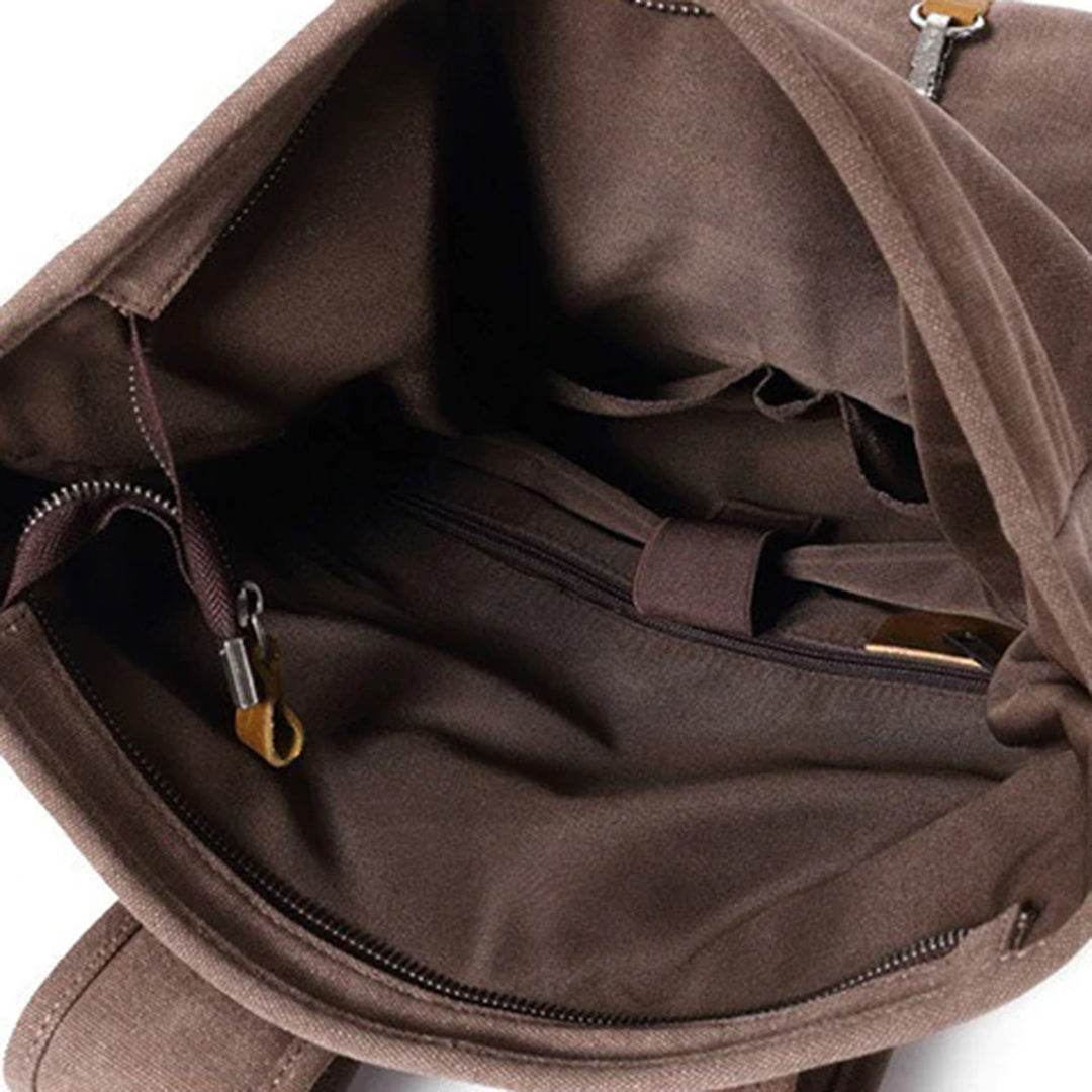 Mochila Notebook BP 116 Lona+Couro - BAGYPACK