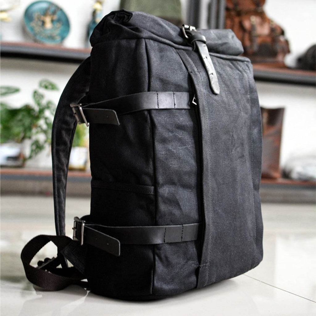 Mochila BP 120 Notebook 15.6" em Lona e Couro BAGYPACK