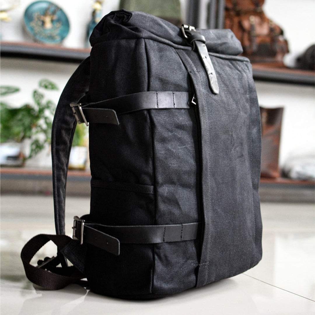 Mochila BP 120 Notebook 15.6" em Lona e Couro BAGYPACK