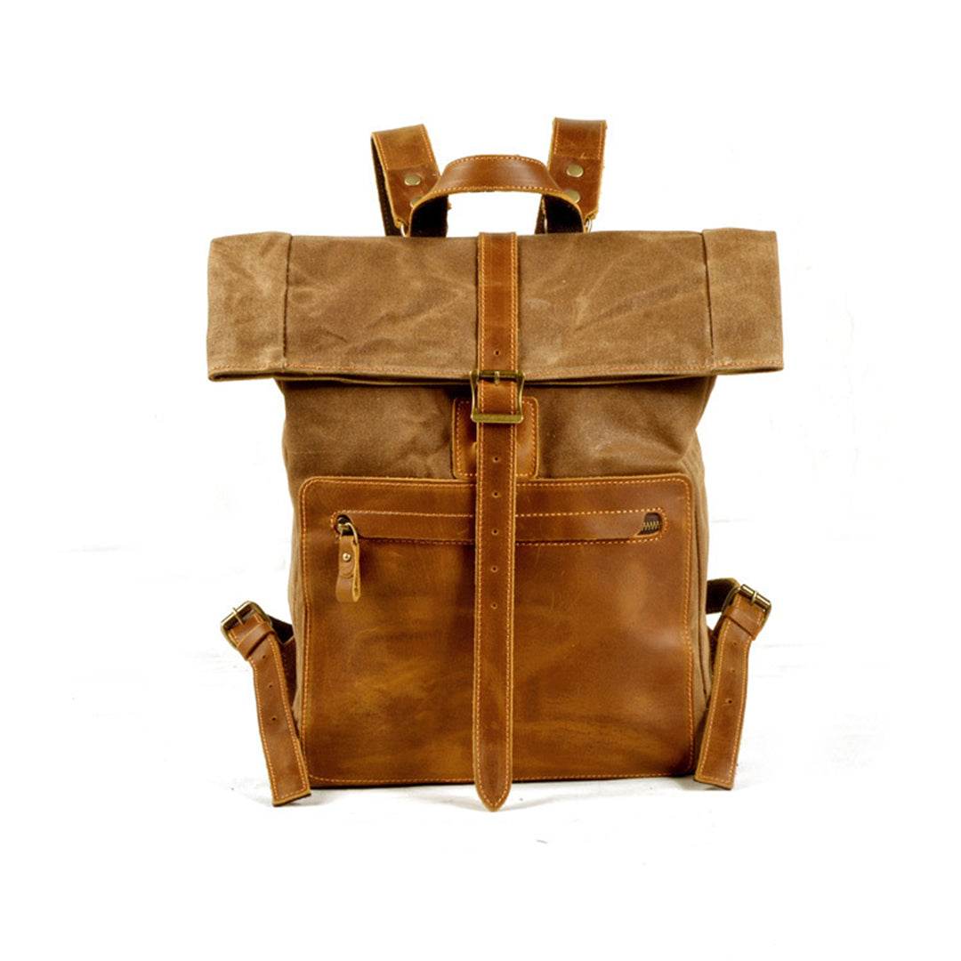 Mochila Notebook BP 127 Lona + Couro Notebook 15" BAGYPACK