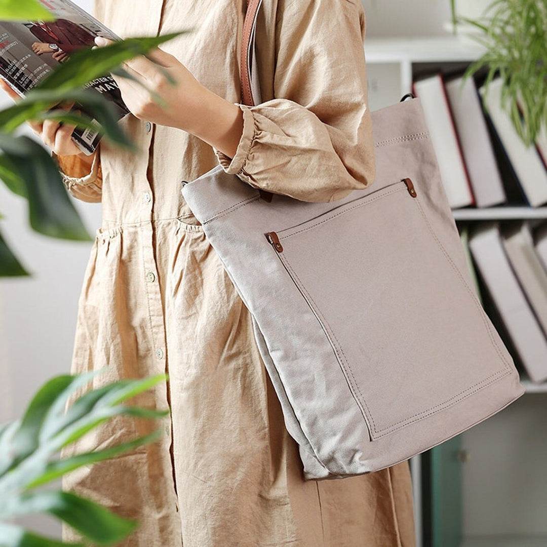 Bolsa Tote Bag BP 204 Lona+Couro - BAGYPACK