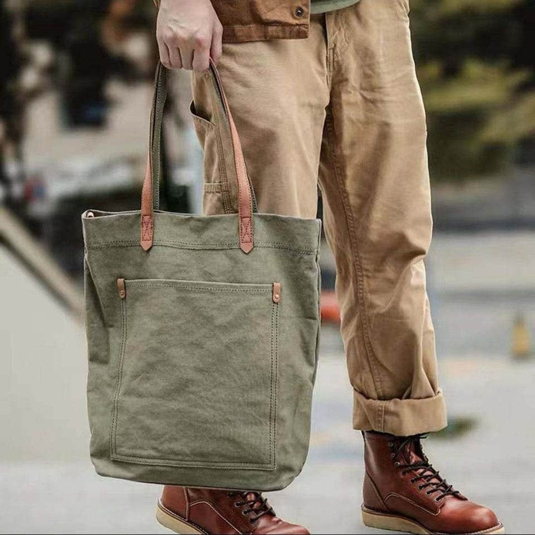 Bolsa Tote Bag BP 204 Lona+Couro - BAGYPACK