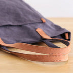 Tote Bag BP 204 em Lona e Couro. Bolsa Ombro Espaçosa BAGYPACK